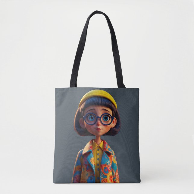 Cutie Pie Stylish Tote Bag  Tygkasse (Framsida)