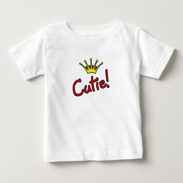 Cutie! - Princess Krona T Shirt (Framsida)