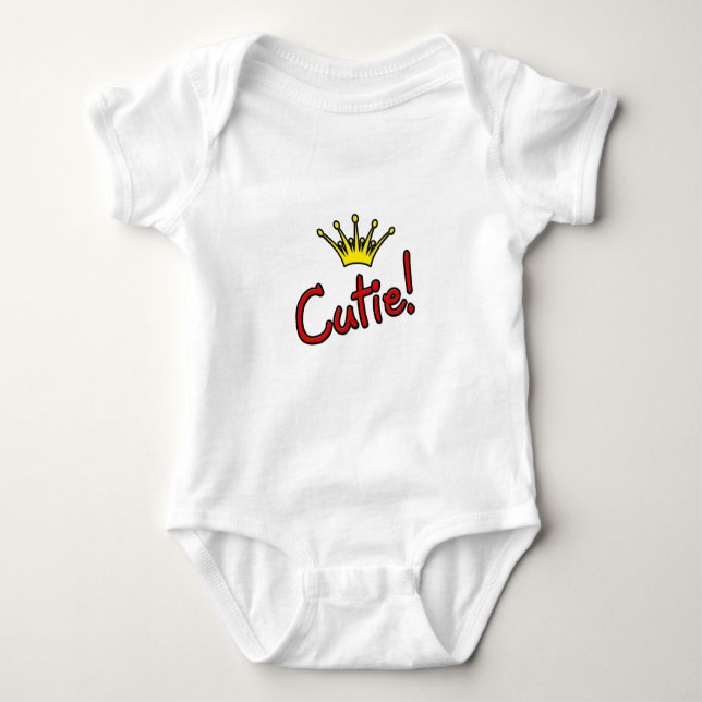Cutie! - Princess Krona Tee Shirt (Framsida)