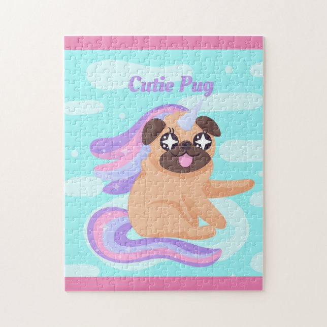 Cutie Pug Pussel (Vertikal)