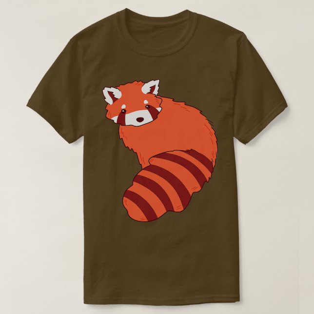 Cutie Red Panda T Shirt (Design framsida)