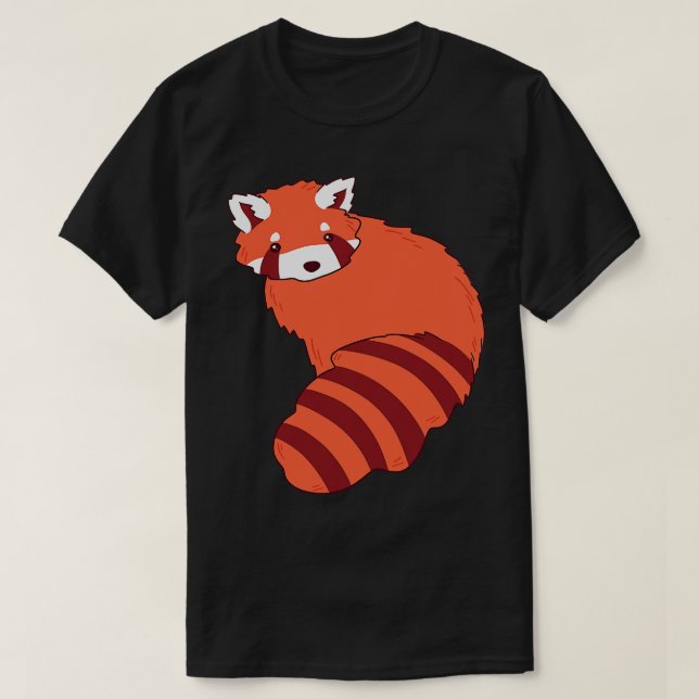 Cutie Red Panda T Shirt (Design framsida)
