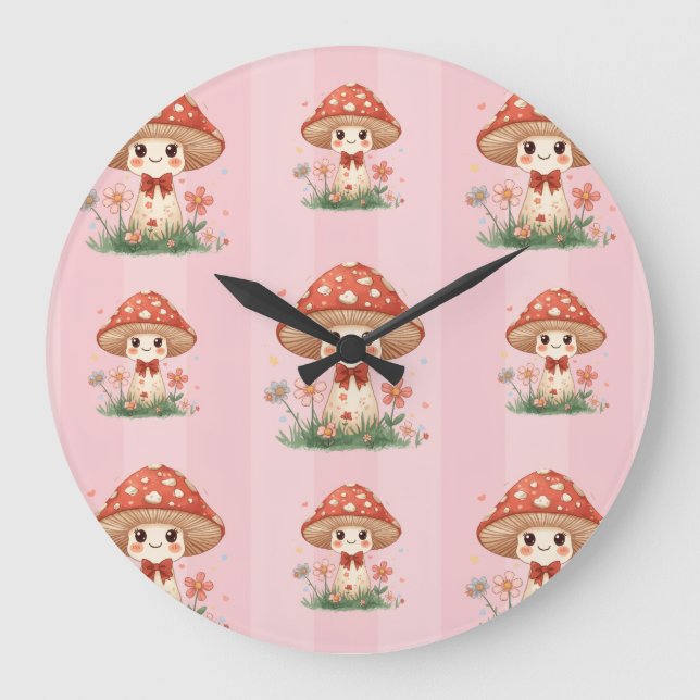 Cutie Roomie Wall Clock Stor Klocka (Framsida)