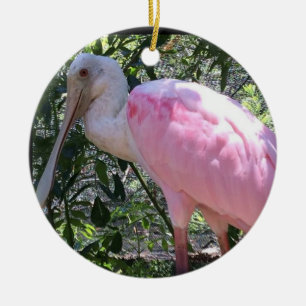 CUTIE ROSA FLAMINGO CHRISTMAS ORNAMENT