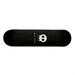 Cutie skallesvart mini skateboard bräda 18,7 cm