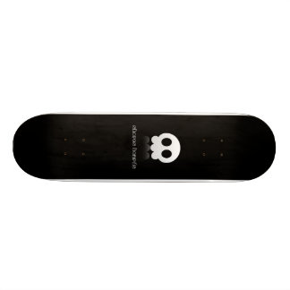 Cutie skallesvart mini skateboard bräda 18,7 cm