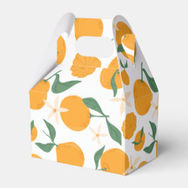 Cutie temed Orange Clementine Tangerine Mandarin Presentaskar