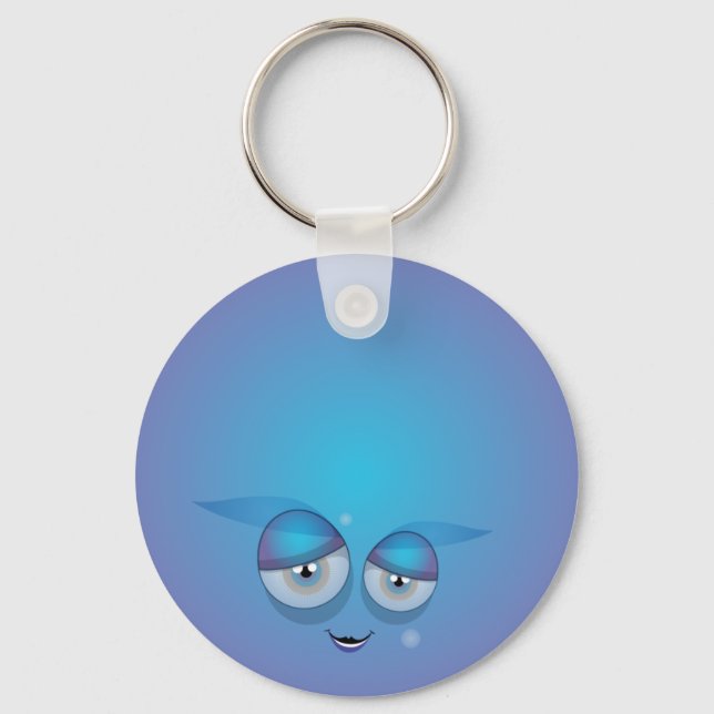 CutieBounds Keychain Blue Nyckelring (Framsida)