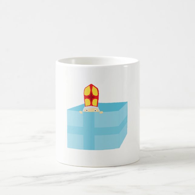 Cutieful lurar konst St Nicholas roliga Kaffemugg (Center)