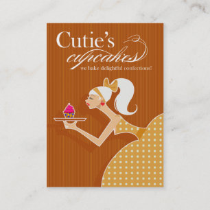 Cuties muffins - Confectionsefterrättbakelser Visitkort