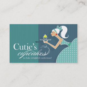 Cuties muffins - Confectionsefterrättbakelser Visitkort