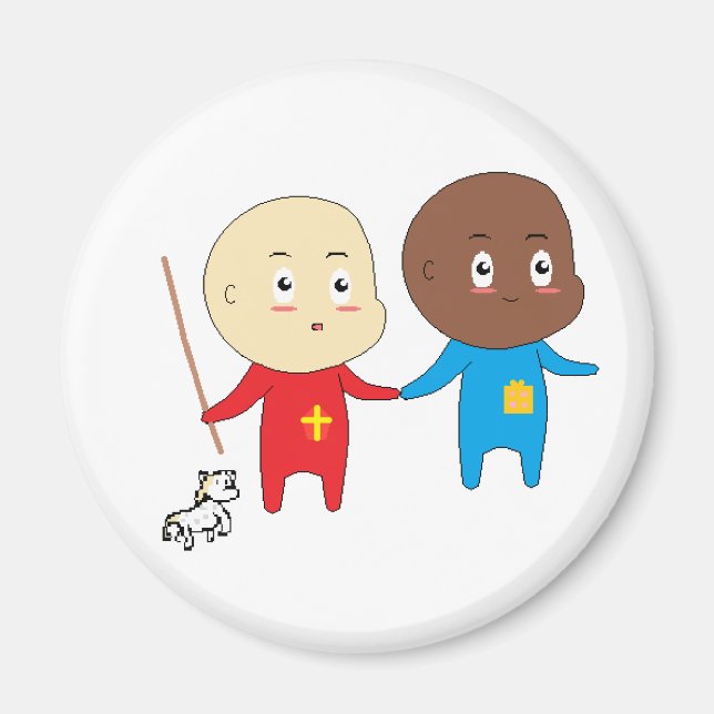Cutinice Kids Art Baby St. Nicholas Sinterklaas Magnet (Framsidan)