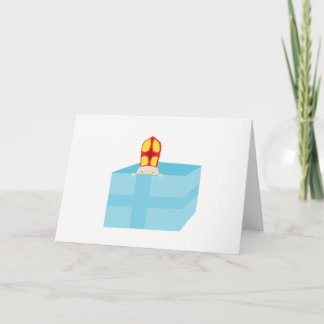 Cutinice Kids Art Funny St. Nicholas Sinterklaas Helgkort
