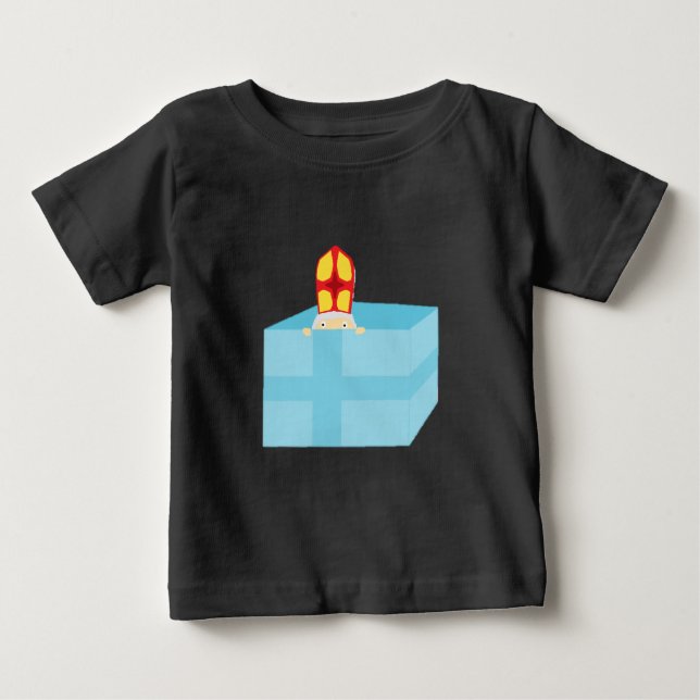 Cutinice Kids Art Funny St. Nicholas Sinterklaas T-shirt (Framsida)