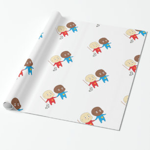 Cutinice Kids Art Spädbarn St. Nicholas Sinterklaa Presentpapper