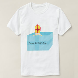 Cutinice Kids Art St Nicholas Sinterklaas Funny T-shirt