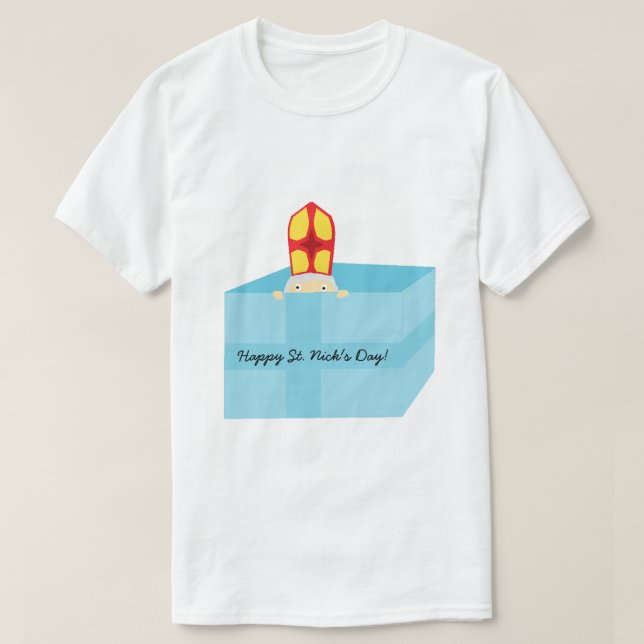 Cutinice Kids Art St Nicholas Sinterklaas Funny T-shirt (Design framsida)