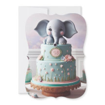 CUTLE LITTLE ELEPHANTS LAGRAR CAKE