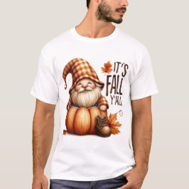 CUTLE LITTLE FALL GNOME SITTA I PUMPKIN T SHIRT