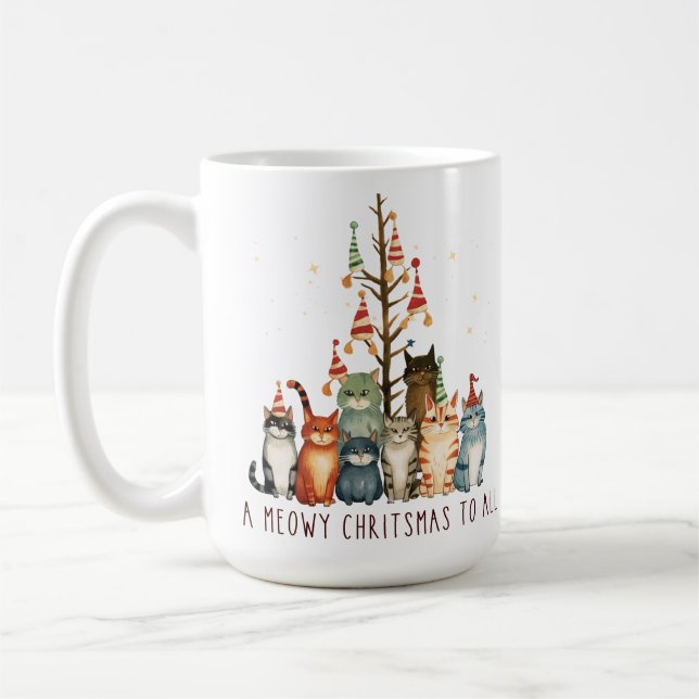 CUTLE LITTLE HELGDAG CHRISTMAS KATTUNGE KAFFEMUGG (Vänster)