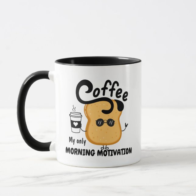 CUTMORNING MOTIVATION KOPP, GIFT MUGG (Vänster)