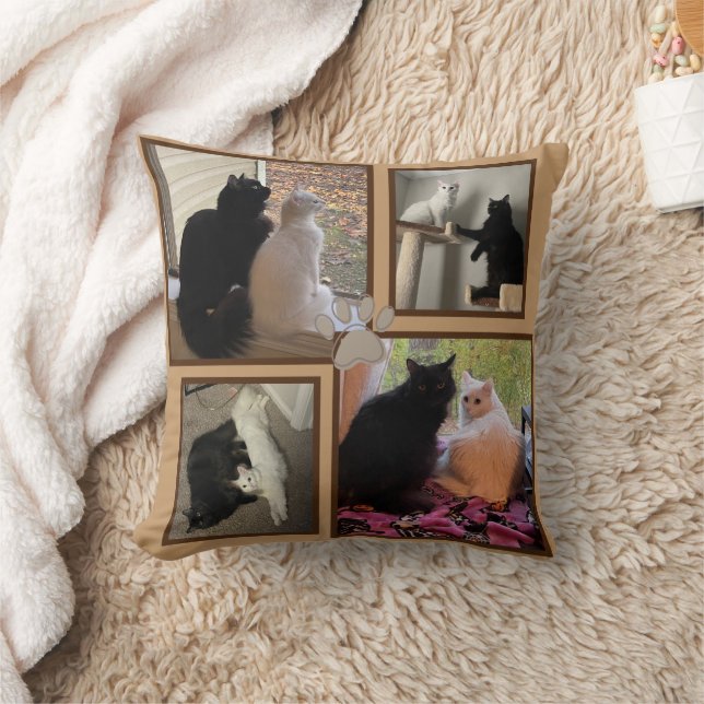 Cutomizable Pet Best Friends Kudde (Filt)
