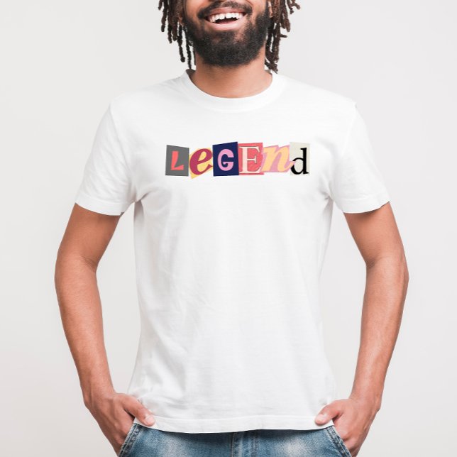 Cutout Brev Legend T-Shirt (Skapare uppladdad)