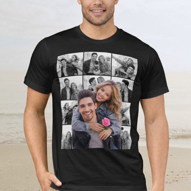 Cutout Photo Collage For Couple T Shirt (Skapare uppladdad)