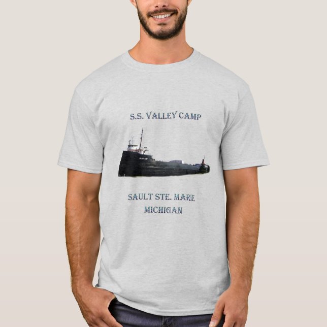 Cutout-tröskel för Valley Camp T Shirt (Framsida)