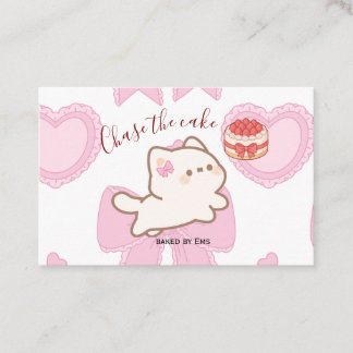 Cutsey bakery business card visitkort