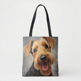 CUTTAN & BROWN WELSH TERRIER HUND TYGKASSE