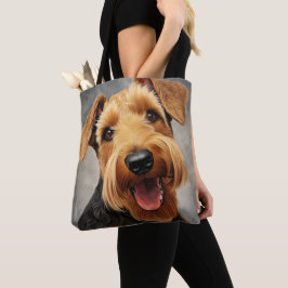 CUTTAN & BROWN WELSH TERRIER HUND TYGKASSE