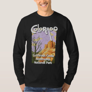 Cutthroat Castle Hovenweep Nationalpark Klippiga b T Shirt