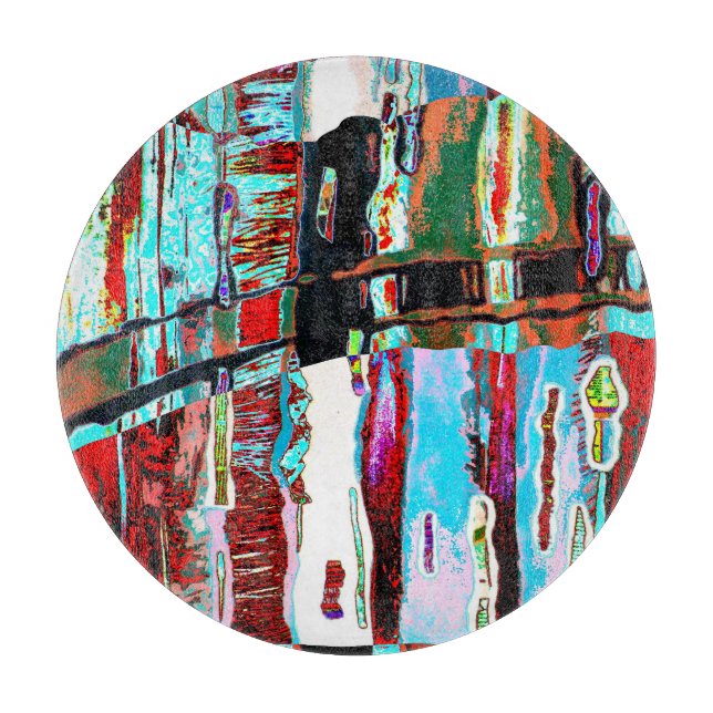 Cutting Board Collapse Reflection Abstract Design (Framsidan)