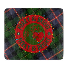 Cutting Boards Plaid Merry & Bright