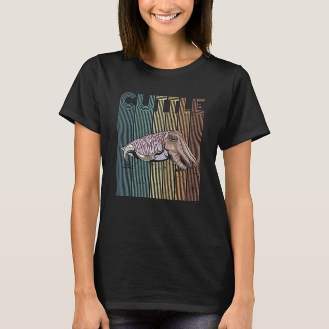 Cuttle for a Cuttlefish   T Shirt (Framsida)