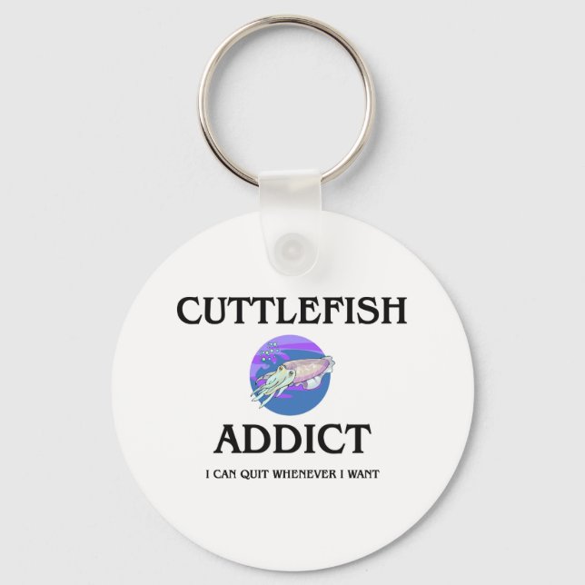 Cuttlefish Addict Nyckelring (Framsida)