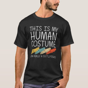 Cuttlefish Halloween Human Costume Molluscs Easy D T Shirt
