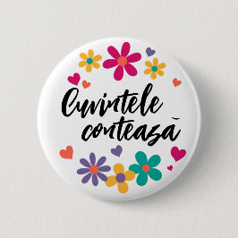 ’Cuvintele contează’ Button Knapp