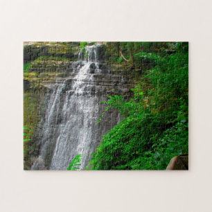 Cuyahoga brännvin faller Ohio. Pussel
