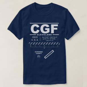 Cuyahoga County Airport CGF T Shirt