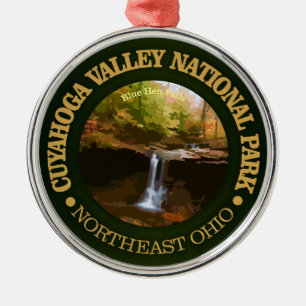 Cuyahoga dalnationalpark julgransprydnad metall