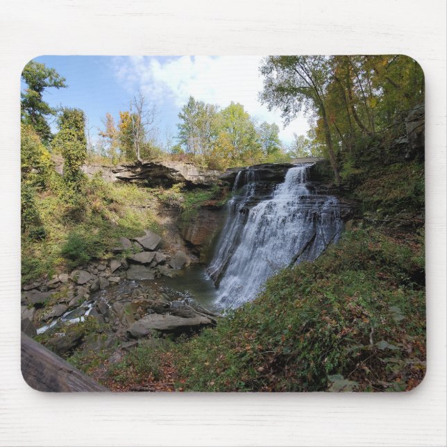 Cuyahoga nationalpark Brandywine fall mousepad Musmatta (Framsidan)