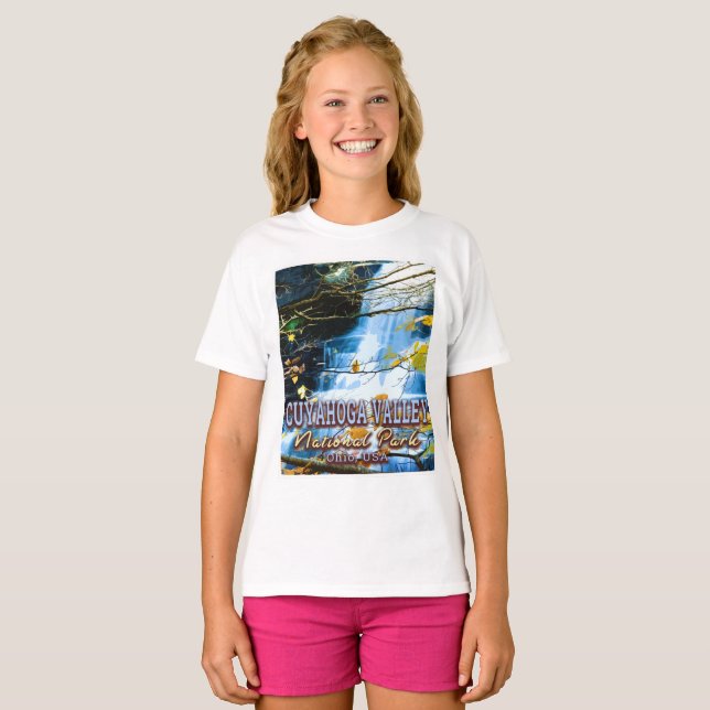 CUYAHOGA VALLEY NATIONAL PARK - OHIO USA T SHIRT (Hel framsida)