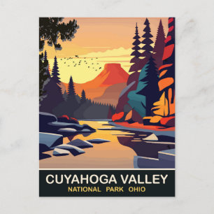 Cuyahoga Valley, Nationalpark, OH, Resa Vykort