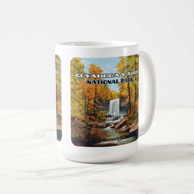 Cuyahoga Valley nationalpark Ohio Cleveland Kaffemugg (Framsida höger)
