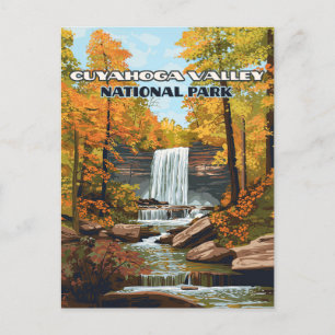 Cuyahoga Valley nationalpark Ohio Cleveland Vykort
