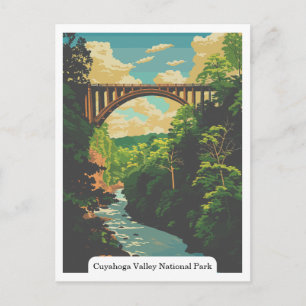 Cuyahoga Valley nationalpark Ohio USA Vykort