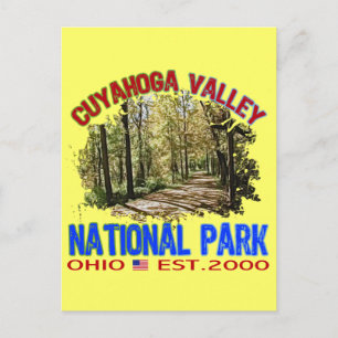 Cuyahoga Valley nationalpark, Ohio Vykort