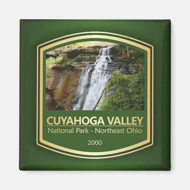 Cuyahoga Valley NP (PF1) Magnet (Framsidan)